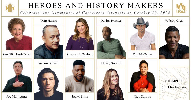 Adam Driver will be taking part in @DoleFoundation’s 3rd Annual Heroes and History Makers Virtual Gala honouring America's Hidden Heroes tonight! #HHM2020 

🕒 8PM - 9PM / 1AM - 2AM UK
🔗 Event is open to general public, RSVP: hhm2020.org/home/687406