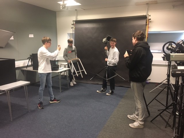 Our awesome TV &amp; Film Y2 Students working on their top-secret blended learning film projects <a href="/gatesheadcoll/">Gateshead College</a>