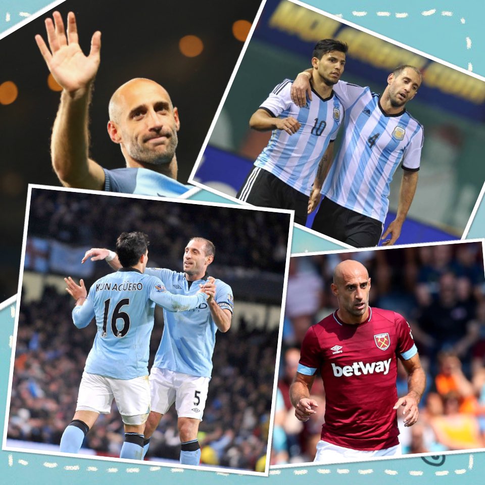 One of my favourite Argentinian RB, Pablo Zabaleta has retired frm football.
We’ll miss you my Zaba!! ⚽️🏆 One by one these legends will move on. Vinny, David Silva, YOU and soon maybe Dinho or Agüero.
¡Te despido, amigo mío! 🙌🏻
#mcfc #mancity #zabaleta #albiceleste https://t.co/P0USIelmL6