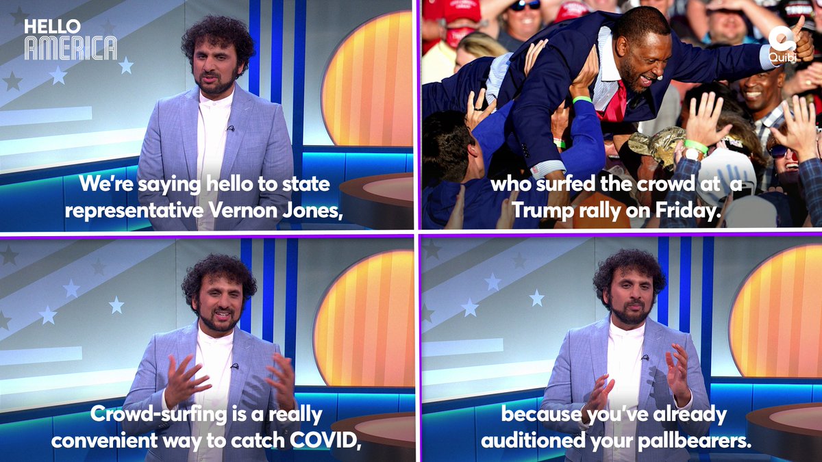 helloamerica's tweet photo. We're saying hello 👋 to Vernon Jones. https://t.co/uezPQizcjK