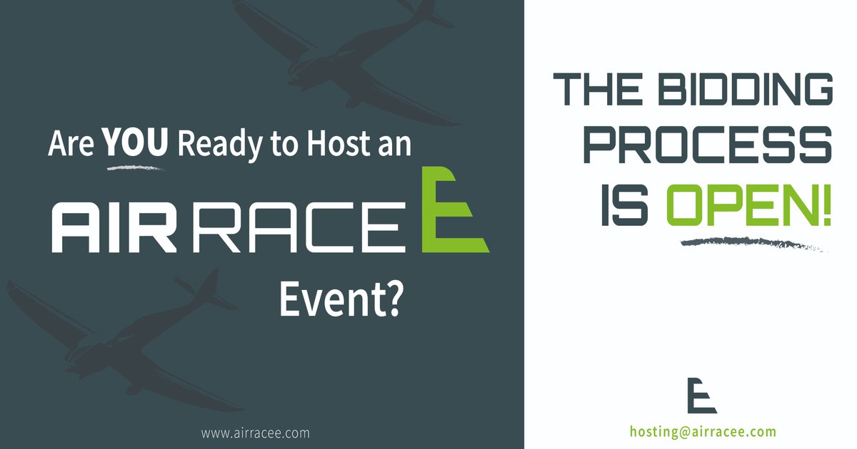 AirRaceE's tweet photo. 👉Do YOU have the perfect venue or destination for the inaugural #AirRaceE Series scheduled for 2022? 
🛩️Become a host today by writing us at: hosting@airracee.com!
#airrace #allelectric #airplane https://t.co/PUDhzpkCbe