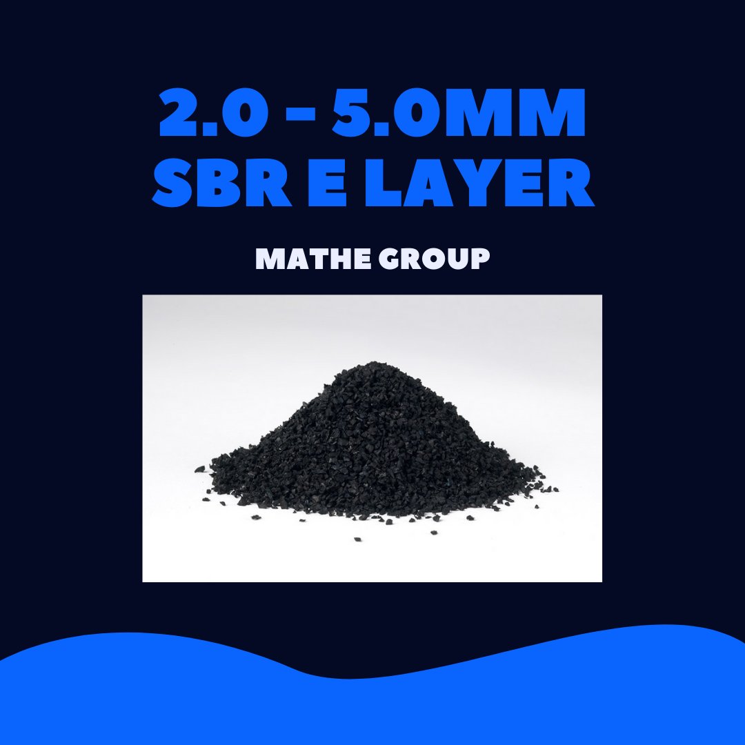 Mathe Group (@mathegroup) on Twitter photo Mathe Group's 2.0mm – 4.0mm and 2.00mm - 5.00mm granulated rubber is predominantly used as shockpad material for artificial pitches. It can also be applied to other products in a loose or bonded form.
#E-Layer #HockeySA #SBR
Enquire Now: sales@mathegroup.com Mathe Group's 2.0mm – 4.0mm and 2.00mm - 5.00mm granulated rubber is predominantly used as shockpad material for artificial pitches. It can also be applied to other products in a loose or bonded form.
#E-Layer #HockeySA #SBR
Enquire Now: sales@mathegroup.com