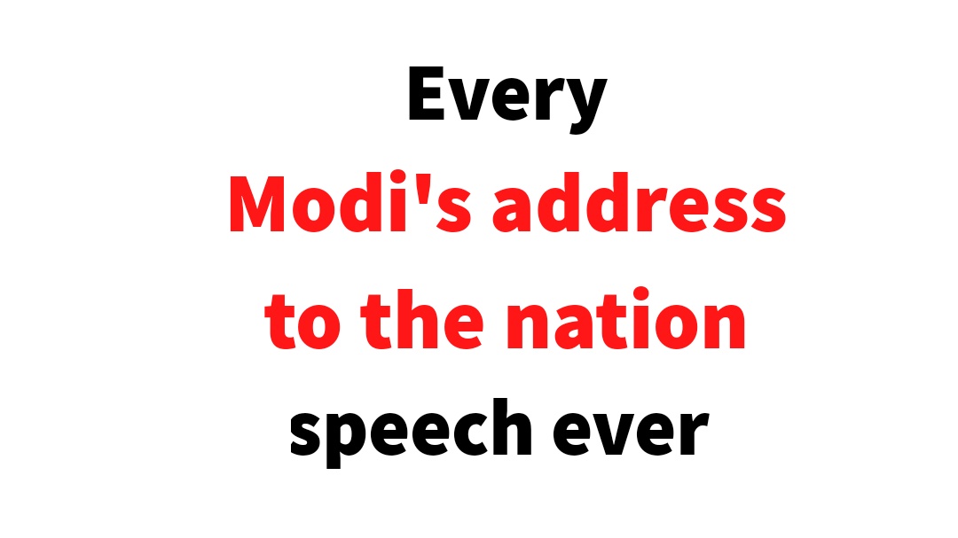 paa_they's tweet image. Every &quot; Modiji &apos;s address to the nation&quot;
speech ever 

*A THREAD*
LIKE AND RT 
#ModiAt6 #NarendraModi