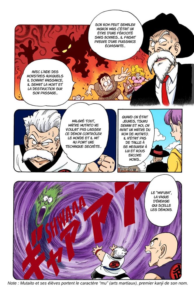 1- l& #39;arc Piccolo Daimao !Cet arc est plein de rebondissements, il commence avec la mort de Krillin totalement inattendue, Goku part à la recherche de l& #39;assassin et perd à son tour. La tension est directement présente avec un antagoniste que Kamesennin craint plus que tout.
