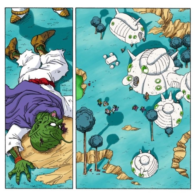 3 - L'arc Namek !L'arc commence et la tension est déjà présente car Vegeta est aussi sur Namek.Aussi on découvre Freezer et son armée qui massacrent les nameks.Goku est hospitalisé et les autres guerriers sont morts, personne ne semble pouvoir tenir tête à ce nouvel ennemi.