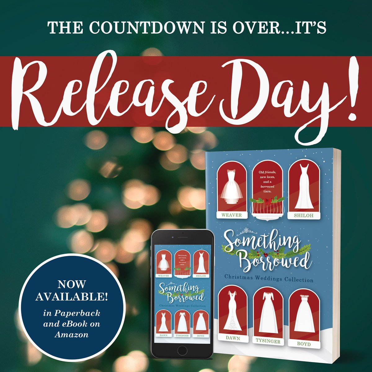 tonishilohwrite's tweet photo. It's here!!

You can get SOMETHING BORROWED on ebook or paperback. #ChristmasWeddingsCollection #Christfic 

https://t.co/ZjcvaEfABT https://t.co/d7szlLMU2T