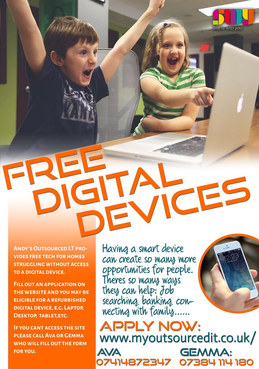 Free refurbished tech available. Call the number if you cant get online and we will support you to apply #Bolton  #GreaterManchester #technology