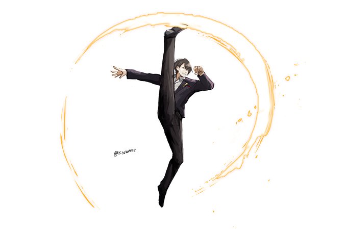 「black hair kicking」 illustration images(Oldest)