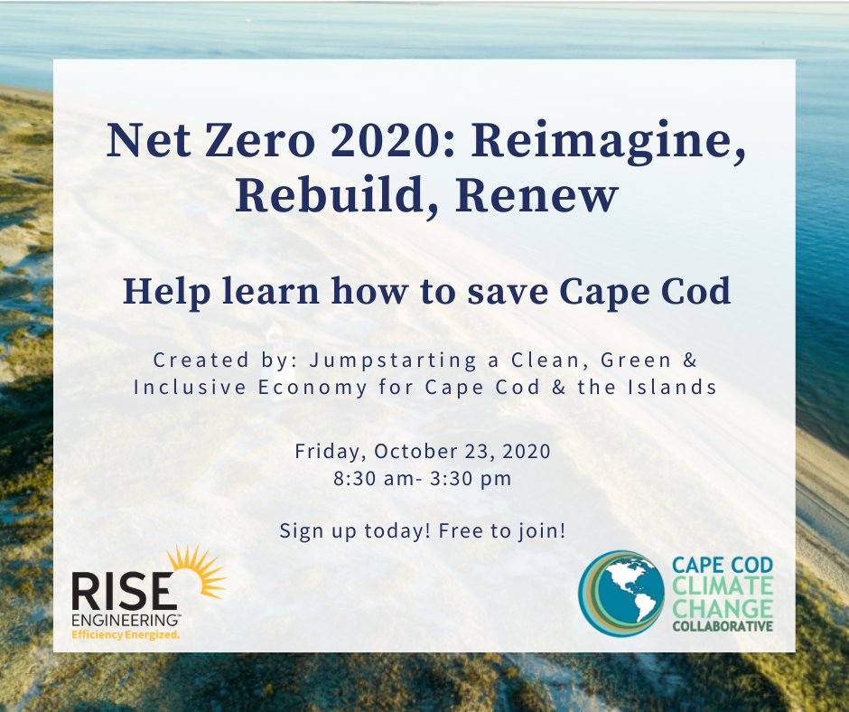 RISEengineering's tweet image. RISE Engineering is excited to be a sponsor for this year’s free virtual NetZero 2020 event, on October 23rd!

To register go to:
bit.ly/34fTuO1
#NetZero2020 #NetZero