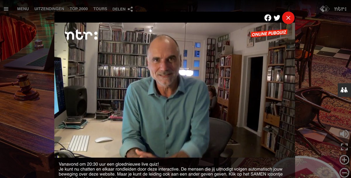 We gaan weer pub/popquizzen! Op vrijdag 6, 20 en 27 november vanaf 20.30 uur kan je weer in een team of in je eentje meedoen aan de live popquiz in ons Top 2000 online café (top2000onlinecafe.nl). 
Op welke teams kunnen we sowieso rekenen? #top2000pubquiz @LeoBlokhuis