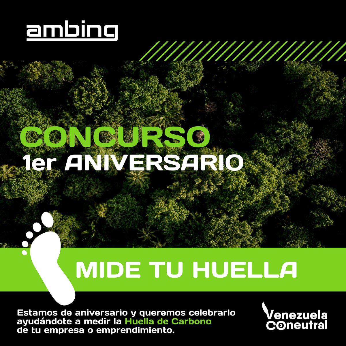 GrupoAmbing's tweet photo. #Ambing | ¿Te gustaría conocer la #HuellaDeCarbono👣 de tu empresa o emprendimiento? Hoy iniciamos el concurso #MideTuHuella🍃. Ingresa a nuestro perfil en Instagram y sigue los pasos.
#GestiónAmbientalInteligente
👇
https://t.co/7hWhl450OF https://t.co/Woe5UK6eqj