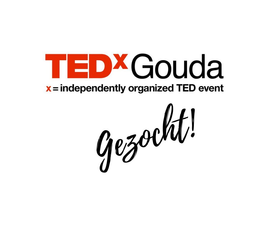 Gezocht: "Geheim Bewaarders" en "Geheim Onthullers" die ons team komen versterken! Lees verder: tinyurl.com/yxtuxy93

#TedxGouda #inspirerend #verhalenvertellers #Tedx