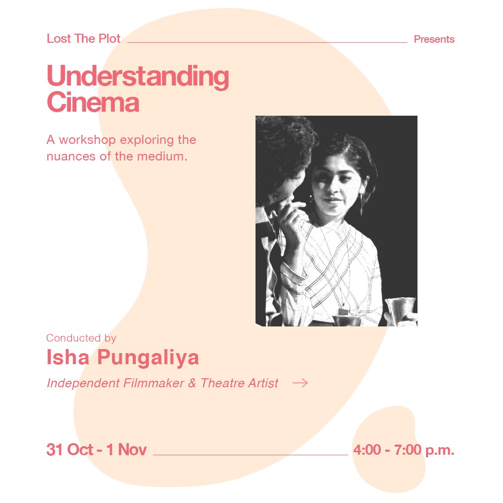 bookaworkshop_'s tweet photo. #UnderstandingCinema workshop! Indie filmmaker, writer &amp; actor @IPungaliya. Her unique take on cinema and experience in fiction &amp; non-fiction filmmaking is sure to make for one interesting weekend! Register Now!  
https://t.co/luhzz5Ny8G https://t.co/PRRCThIcBe