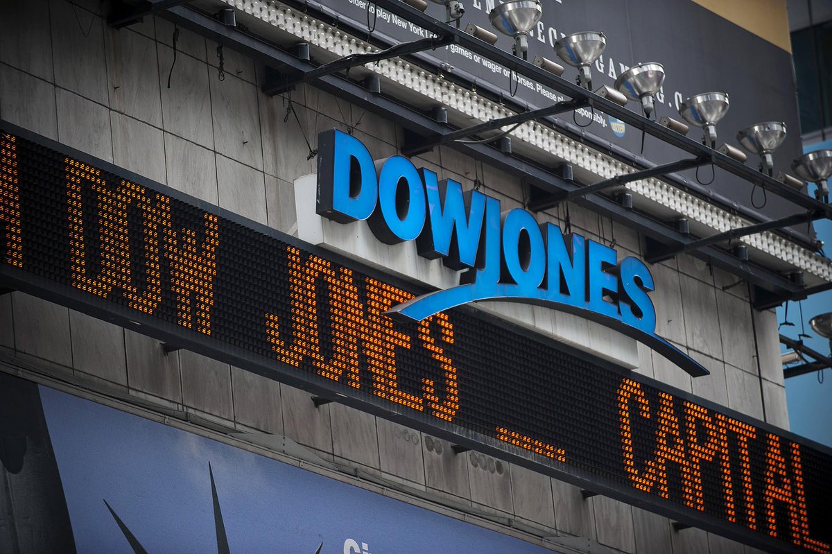 4/ Dow JonesWhat it is: The Dow Jones Industrial Average, aka the Dow, is a collection of 30 "blue-chip" U.S. stocks. Blue chip = big, established, and influential companies like Microsoft, JPMorgan, Disney, and McDonald's.