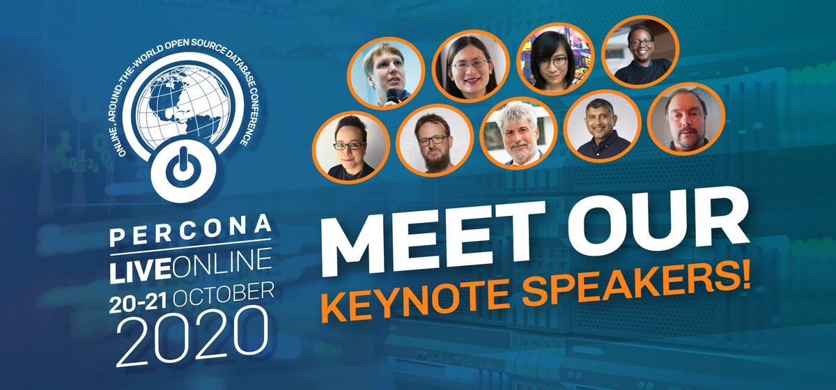 Percona's tweet photo. Percona Live ONLINE keynotes are about to start! Don’t miss CEO @PeterZaitsev joined by our amazing keynote speakers as they talk about the current state of Open Source, and what Percona has in store for 2020 and beyond. #perconalive https://t.co/IYGP46Eikw https://t.co/eFwcJgnbpt
