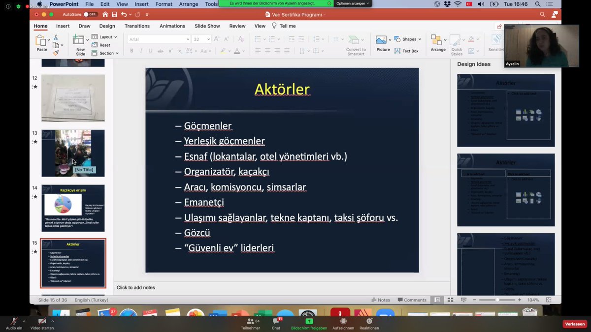 5. Göç Sertifika Programı ikinci gününde Doç. Dr. Ayselin Yıldız’ın “Düzensiz Göç ve Göçmen Kaçakçılığı” konulu oturumuyla devam ediyor.
<a href="/TAU_TAGU/">TAU - Göç ve Uyum Uygulama ve Araştırma Merkezi</a> <a href="/KASonline/">Adenauer-Stiftung</a> <a href="/YYUNUGAM/">YYÜ NÜGAM</a>