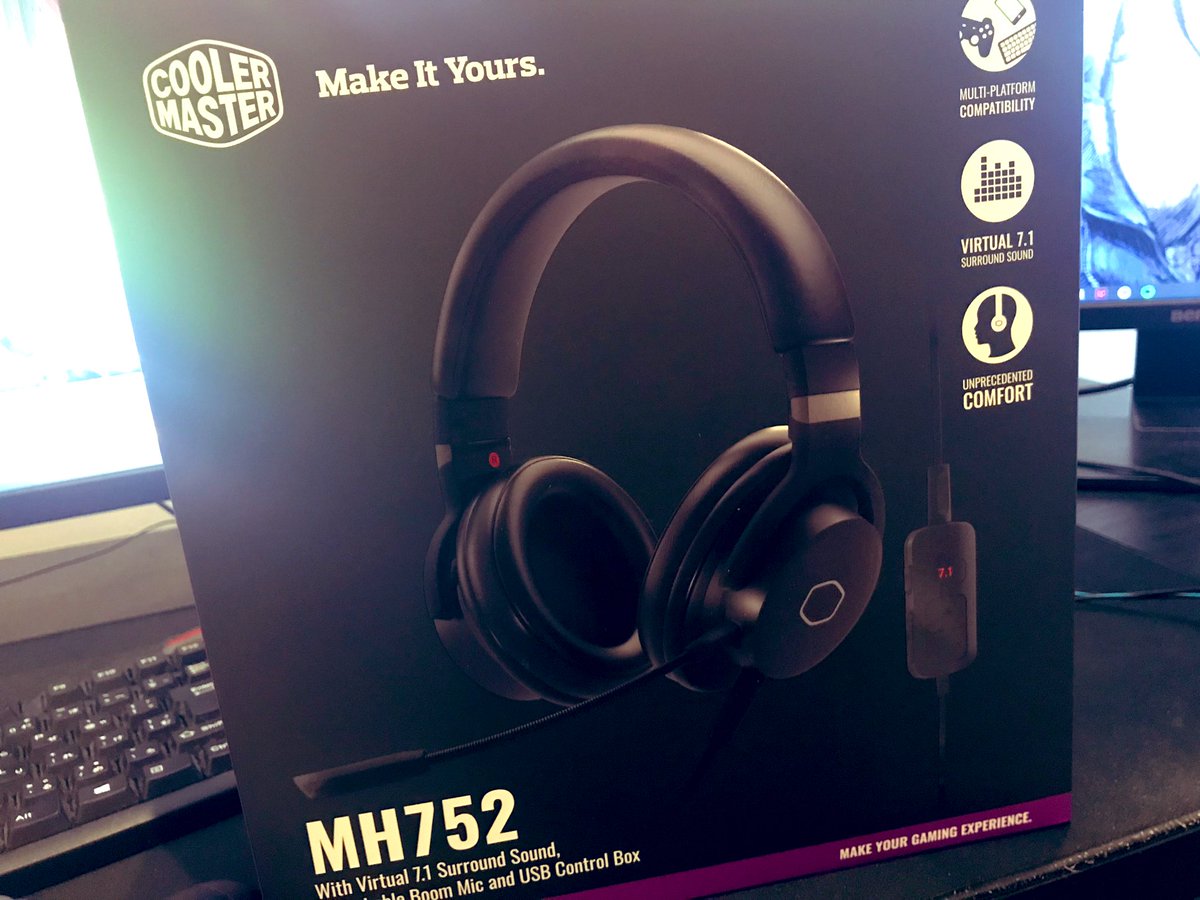 dragol0c0l's tweet photo. 今回チームのスポンサーであるCoolerMasterJapan様(@CoolerMasterJP )からヘッドセットMH752を提供していただきました！！ 
これからはこちらを使ってランクマッチや競技シーン頑張って行きたいです🐉

#CoolerMaster #MH752 https://t.co/b9vdig3NE4
