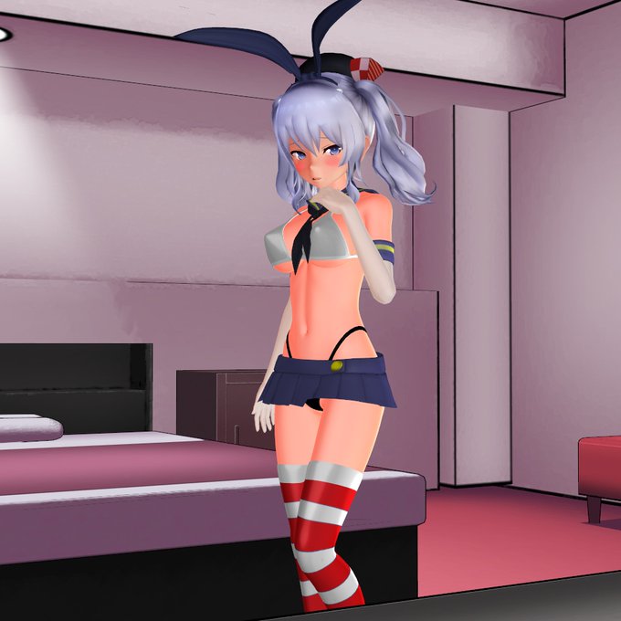 今日は対魔忍鹿島さんの
売春組織潜入版モデルを作りました。 