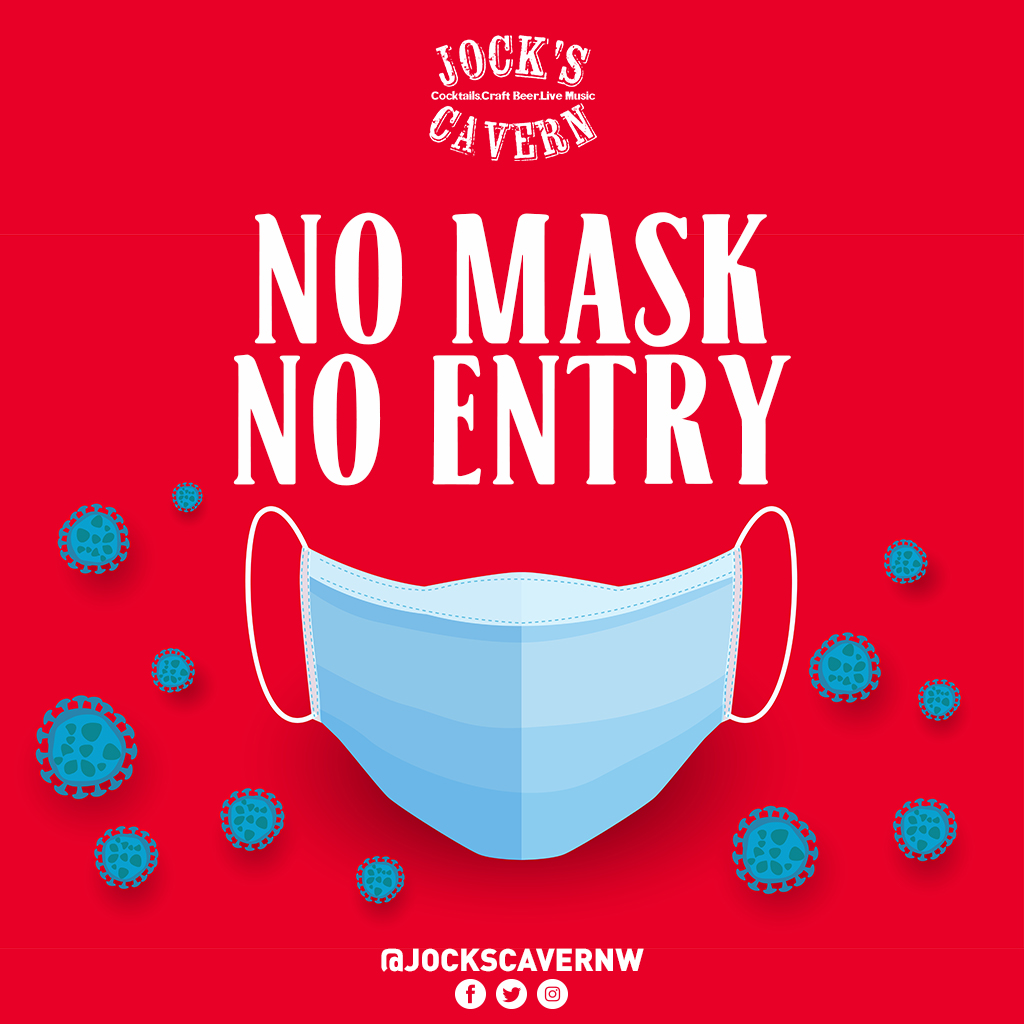 REMINDER!! Please remember to bring a face mask/covering with you when you pay us a visit as you must wear it when walking around the venue (Unless exempt) 😷

Download the COVID Track &amp; Trace app to check-in when you arrive for the safety of you, other customers &amp; our staff 📲
