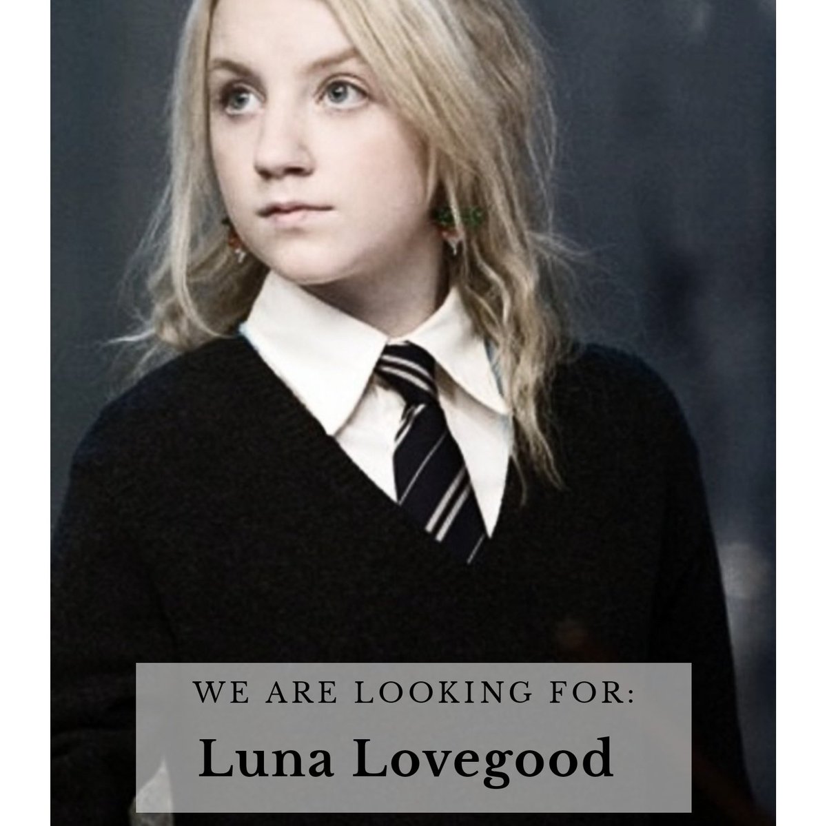 hprophecyrp's tweet image. 𓏬 ¡𝐒𝐄 𝐁𝐔𝐒𝐂𝐀!↷
                         ▐ 𝗟𝘂𝗻𝗮 𝗟𝗼𝘃𝗲𝗴𝗼𝗼𝗱

❛❛──The kind girl who sees all the good.❜❜

                          ❱❱ 17 años.
                 ❱❱ Ravenclaw.
     ❱❱ FC sugerido: Evanna Lynch.

¿RT?  #VLR