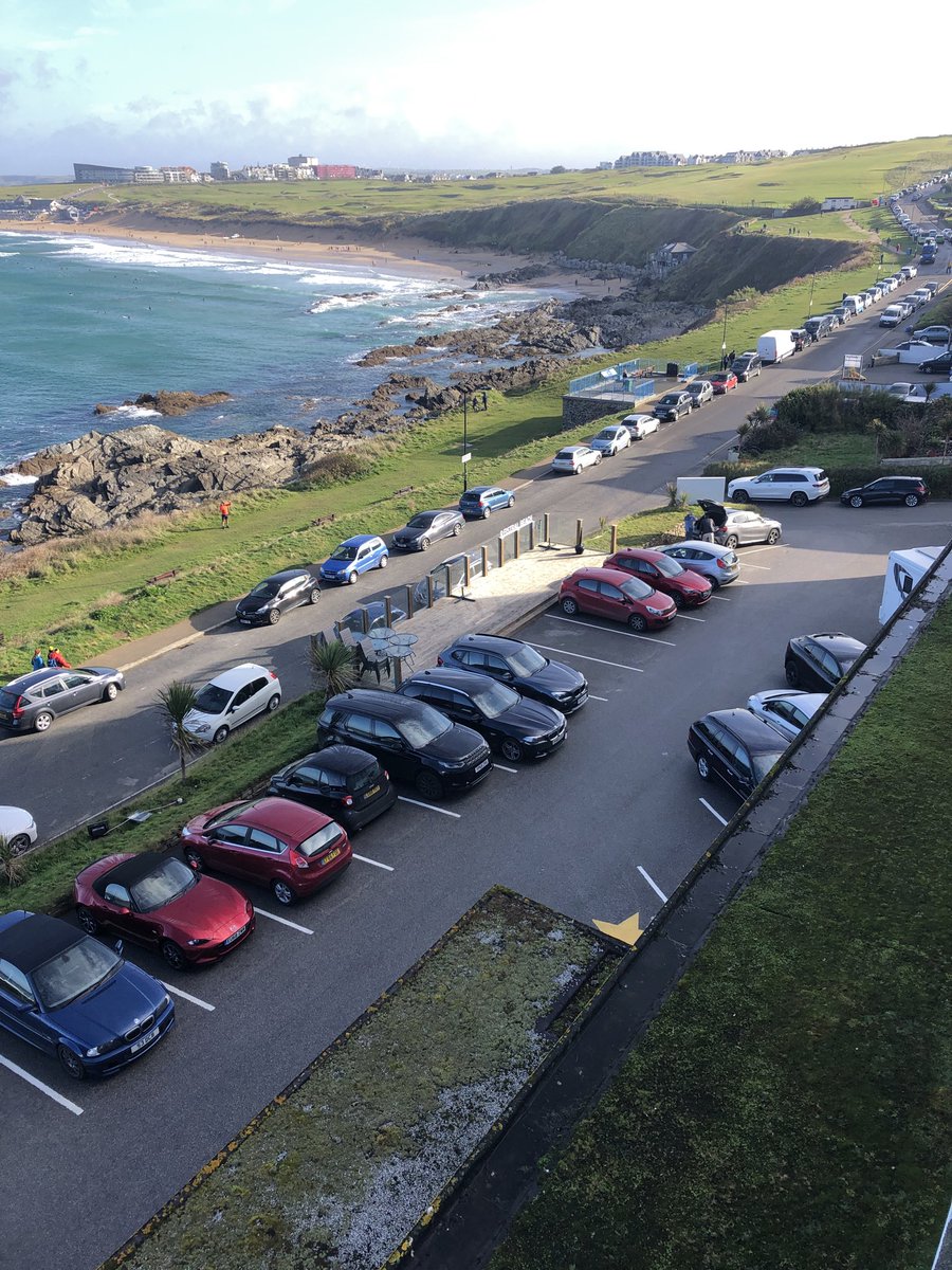 replay_nick's tweet photo. Fantastic view from our balcony looking over Fistral Beach but couldn’t quite help noticing a bit of roof top turf in need of the ⁦@ReplayMaintain⁩ #Rejuvenation ... wil be speaking with the manager in the morning👍 #alwaysworking https://t.co/vHTBDCo60t