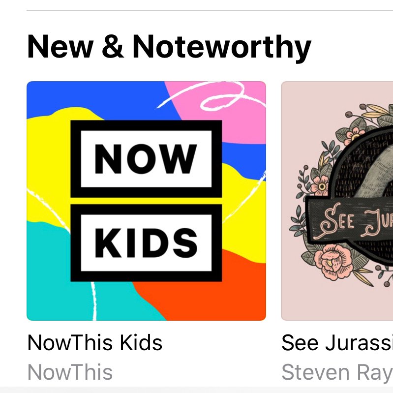 ✨NowThis Kids is featured on @ApplePodcasts✨. I'm so excited to see this show in the pockets (and ears) of more and more families. 

Shout out to all the amazing people who work on it @editaud_io @NaomiWadler @JamKenv @MrAlexAlba @lulahoop_ @jamjad_ @nowthisnews (& many others)