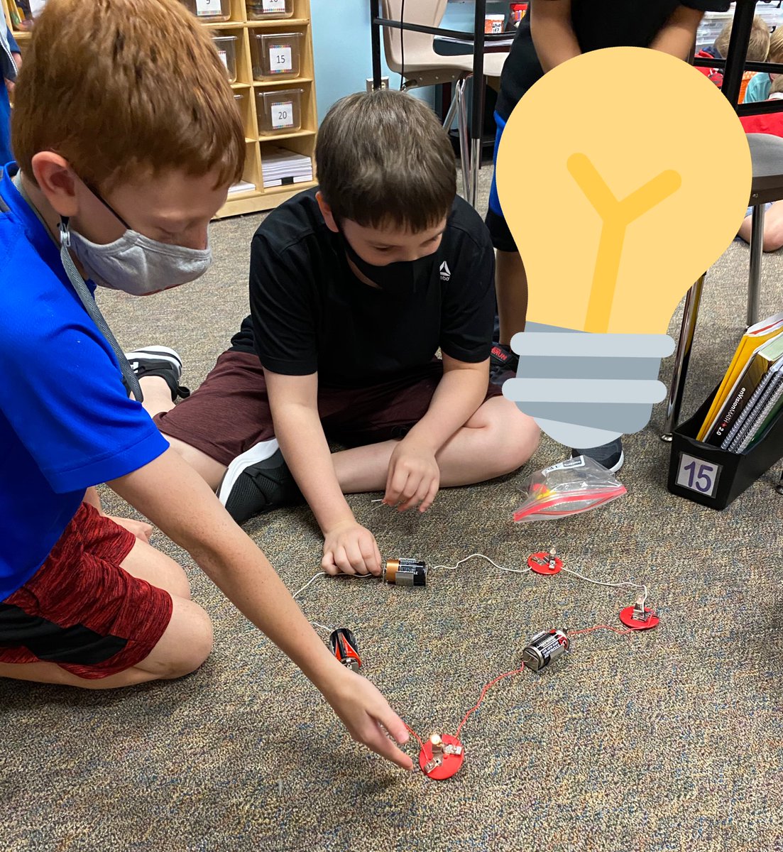 4th grade loved Ms. Olds’ lesson on circuits. #ketheoriginal