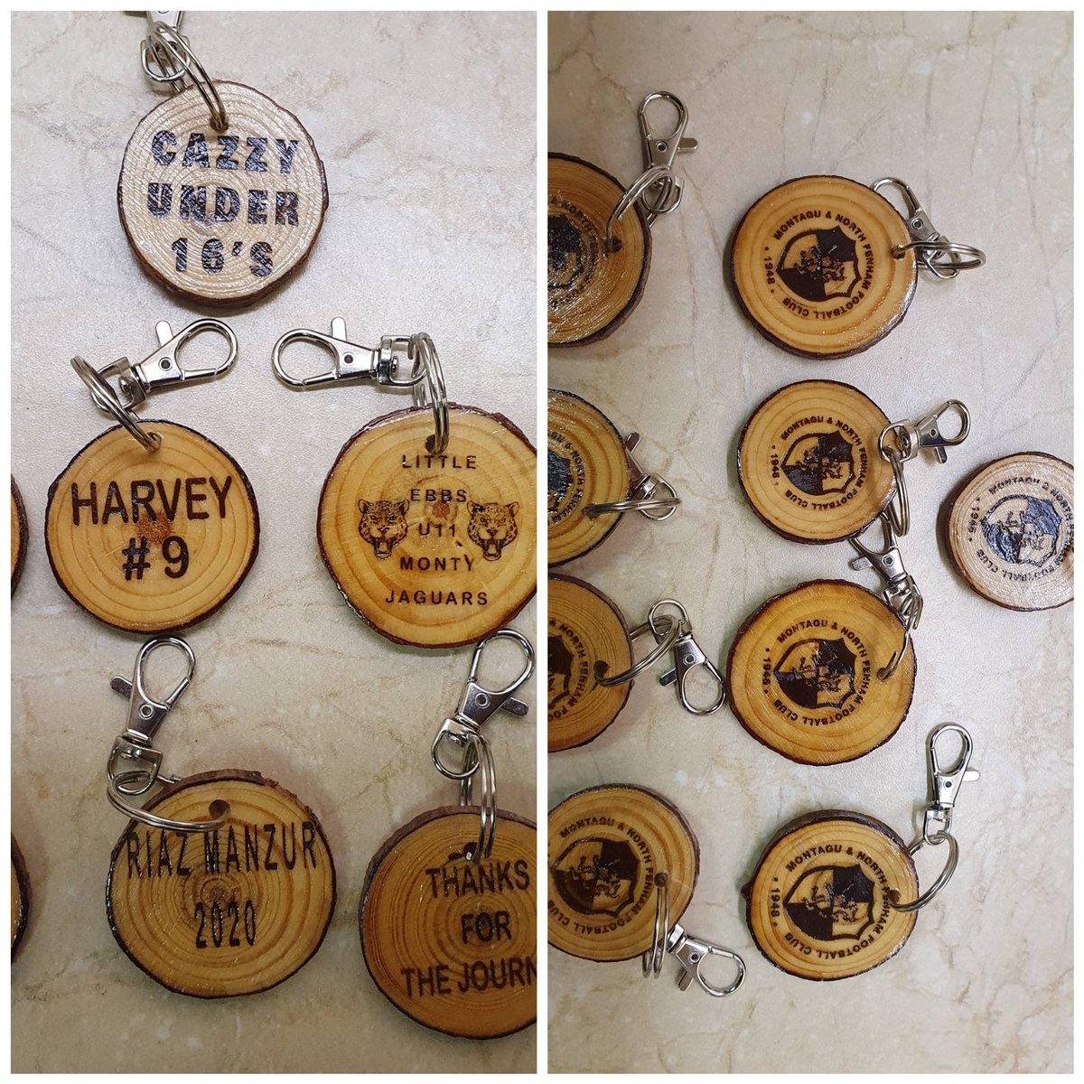 Good evening monty fans! 

So these bad boys are ready to pick up from the clubhouse which is open on a Tuesday evening and a Saturday where the mini montys play.

Special thanks to Cinnanuts for making them for us, give their page a like here:

facebook.com/nutsaboutthefl…

#UTM