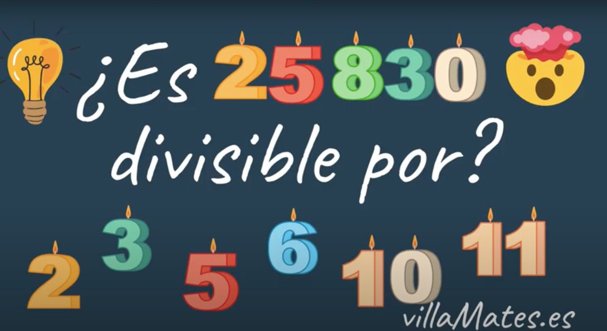 profevillamates's tweet photo. Hoy os traigo una el tema de divisibilidad en videoTutoriales y con muchos ejemplos.

https://t.co/fjtS2qDjPv

#matematicas #matematika @carmeniglesiasb @imgende @IsabelGarciasvp @Isabelhdorado @miprofematania @franprofemates @matesymas @Fralome_10 @El_de_gafas  @ProfeCarlos67 https://t.co/NJ7scu0OMi