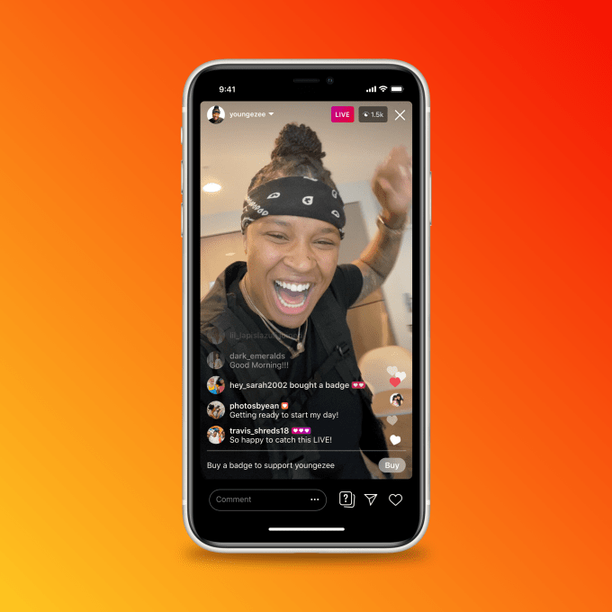 hotinsm's tweet photo. Fan Badges for @Instagram Live Are Being Tested

👉 https://t.co/rOOsm0dyyQ

#instagramlive #fanbadges #socialmedianews #socialmedia https://t.co/tKYH0bUCKo
