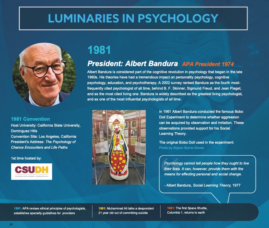 Did you order your centennial commemorative book yet? 
Here is just one of the 100 pages we’ve created to showcase the history, advancements &amp; leadership of the WPA. Order yours today: westernpsych.org/convention/