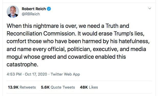 THREADEvery day, in every way, Democrats say or do something that drives voters into the camp of  @realDonaldTrump.I present the thoughts of Robert Reich, a Clintoneer from the beginning.