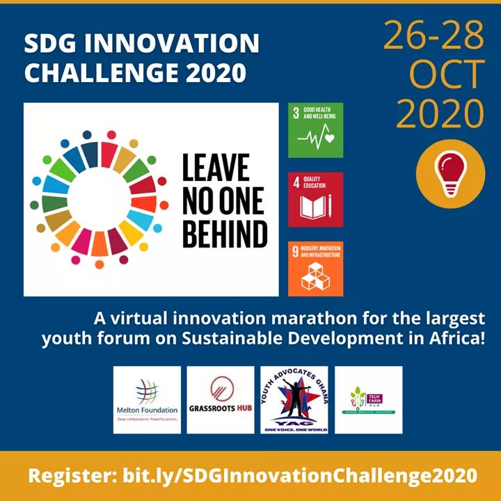 fapimpaCSO's tweet image. Register to JOIN the SDG Innovation Challenge today. Follow the link to complete the registration form at; registration form: meltonfoundation.typeform.com/to/CEocPymx)

#StayInteractive #SDGAdvocates @YagGhana @MFGlobalCitizen @grassrootshubgh @TECHFARMHub