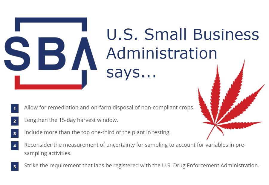 The hemp industry is getting support from unexpected places! Check out the Small Business Administration's formal comments to the USDA regarding the IFR on hemp production in the US: tinyurl.com/sbahemp #hemp #sba #usda