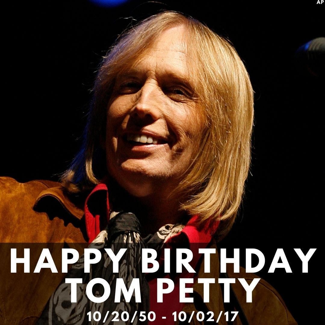HAPPY BIRTHDAY: Rocker Tom Petty would have turned 70 today. 