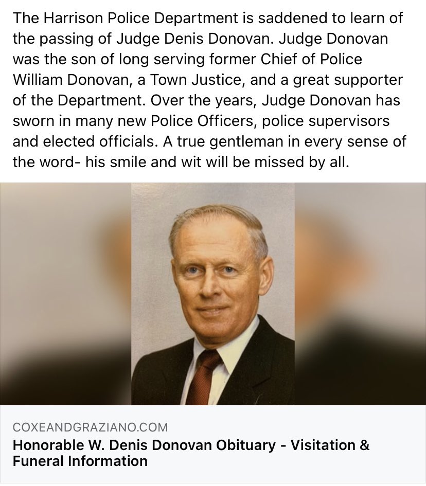 Arrangement information can be found at coxeandgraziano.com #harrisonpdny