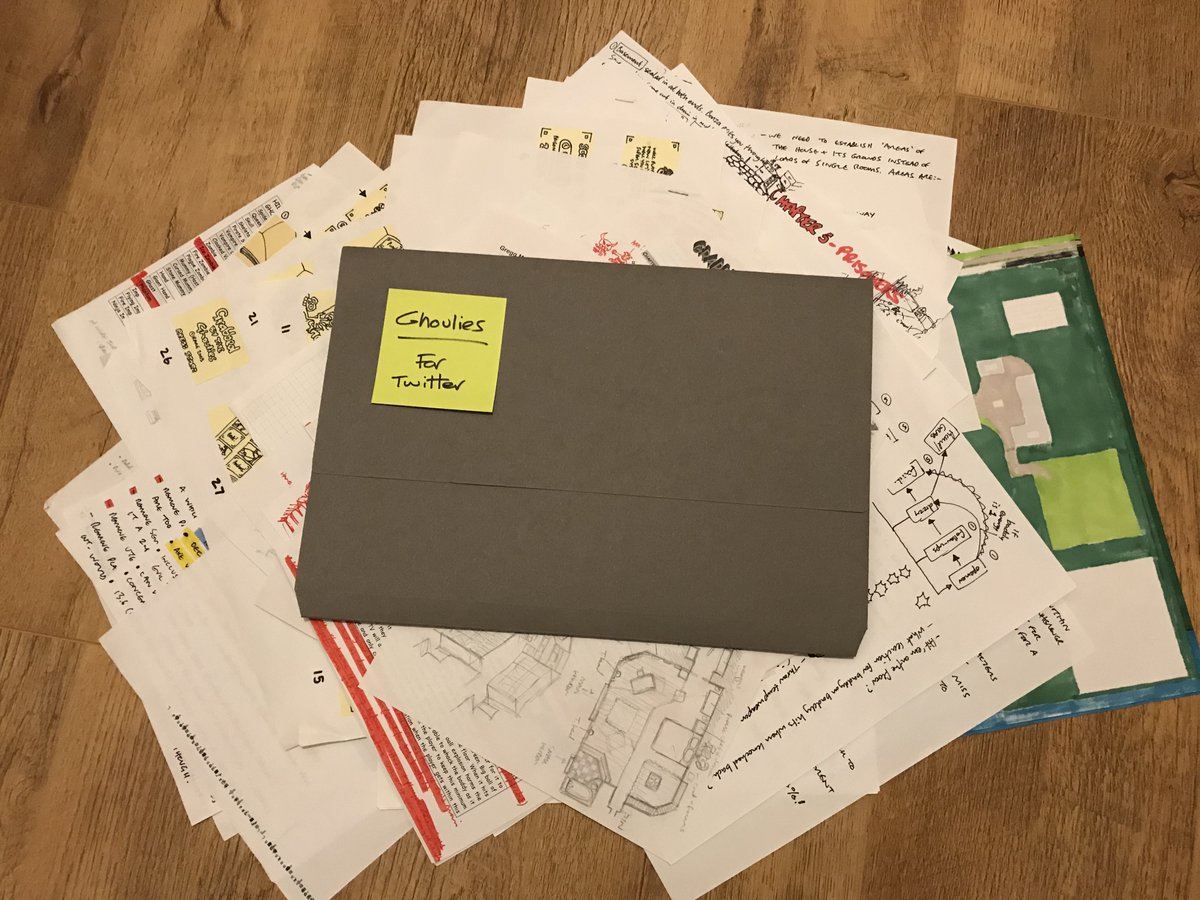 'Slap my spuds!' The tension must be getting unbearable for Ghoulies tiny fan club, so here's a sneak preview of some of the maybe-never-been-seen-before design secrets soon to be revealed. Get zooming in and attempt to decipher my terrible handwriting!