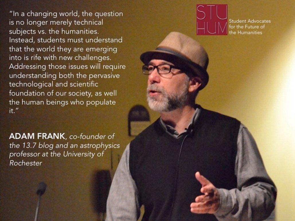 StuHum's tweet photo. .@adamfrank4: What Is The Value Of An Education In The Humanities? https://t.co/7oFFcyBZff via @NPR #StuHum https://t.co/e71wXUc2zJ