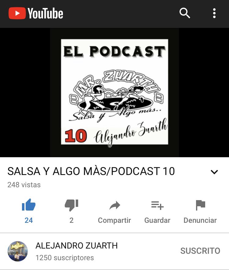 amrzuarth's tweet photo. BUEN DÍA ‼️‼️‼️
CON EL PODCAST 10 DE #SalsayAlgomas 
🙏 RETUITEA 🔁 Y DALE PLAY ▶️

https://t.co/FH1AC9R9LA
.
.
.
#LaMejor #SalsayAlgomas #Podcast #Youtube #AquiNomas https://t.co/nyyAsQpmrA