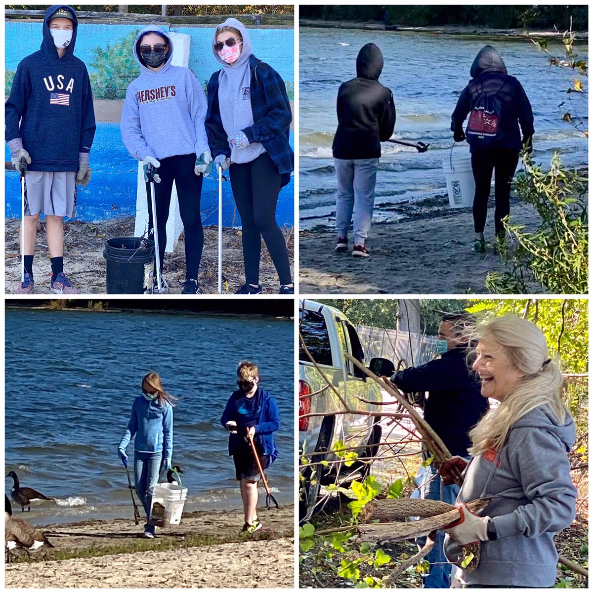 sachemlibrary's tweet photo. Saturday was #TheGreatGiveback!Our patrons participated in the #LakeRonkonkoma #clean up, a #food &amp; #toy drive, along with putting #together a card of smiles. 😀 
#sachem #library #librariesgiveback #tggb #greatgiveback #community #helpothers #giveback #donate #TuesdayThoughts https://t.co/7LYJwfGy5C