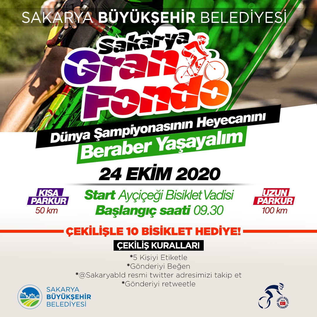 Çekilişimiz başlıyor, hazır mısınız? 🤩

Granfondo yarışları için 10 hemşerimize bisiklet hediye ediyoruz.🚲

Cuma günü saat 17:30'a kadar 👇

👍 Twitter hesabımızı takip et
👍 Bu gönderiyi beğen
👍 5 arkadaşını etiketleyerek gönderiyi retweetle