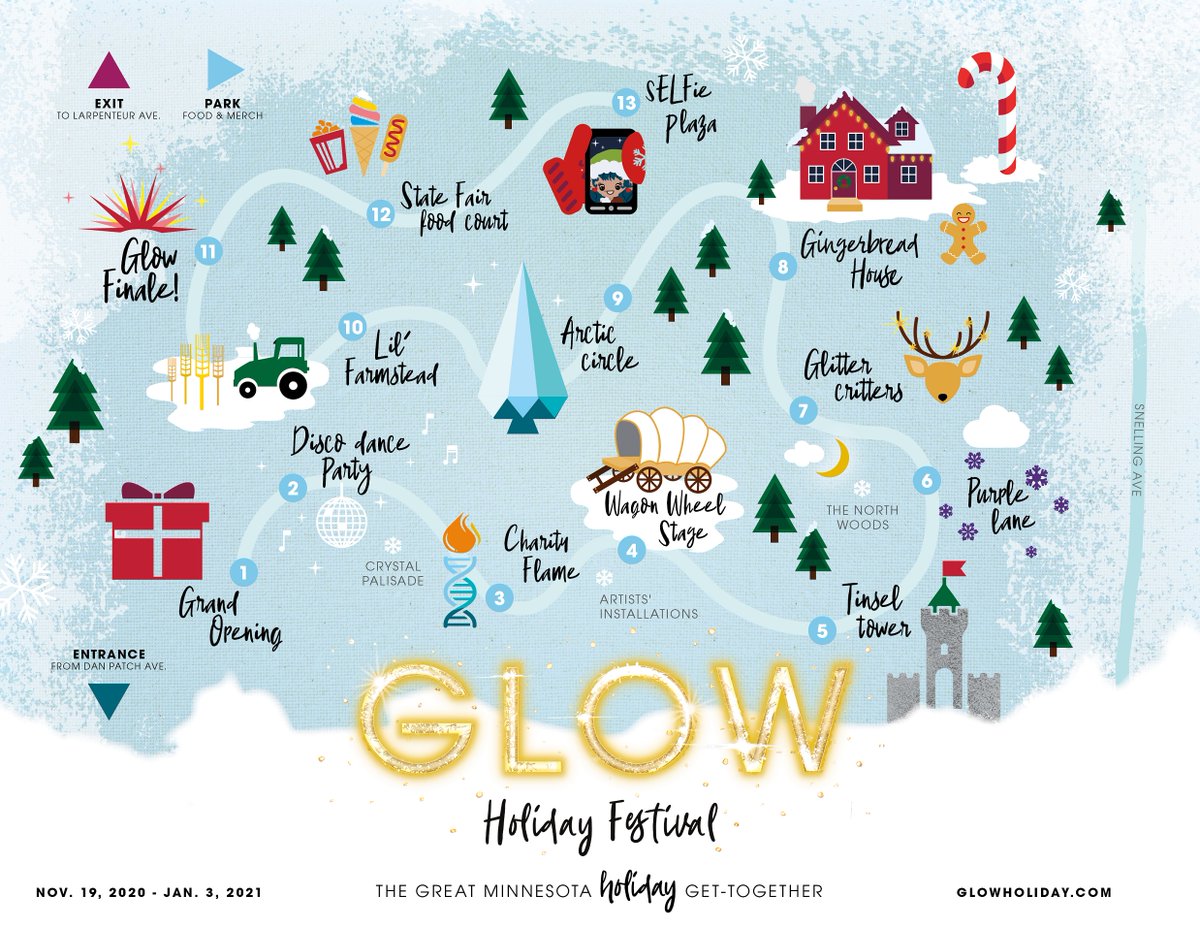 WCCO's tweet photo. A holiday drive-thru festival is coming to the Minnesota State Fairgrounds this winter. (And, yes, there'll be fair food, too!) | https://t.co/eRw38B92my https://t.co/DruVj0jMO1