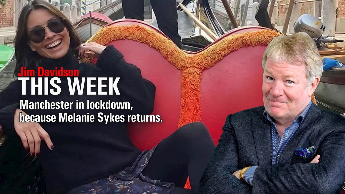 6pm.. You Tube โ Manchester locked down because Melanie Sykes returns โ 6 Minutes
https://t.co/N5HPg8zQxE https://t.co/U847EeGooX
