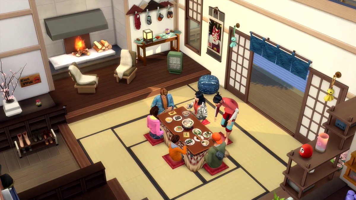 The genkanThe fireplaceTHE KOTATSU AND SITTING ON THE FLOOR!!The little heaterAll the decoration