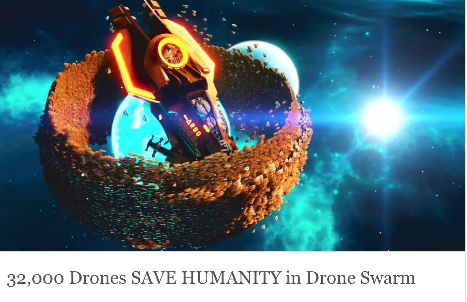 Only 1.5 hours to release! Blown away to see how much fun <a href="/Blitzkriegsler/">Blitz</a> and his community had with Drone Swarm! 
youtube.com/watch?v=N1fTfq…