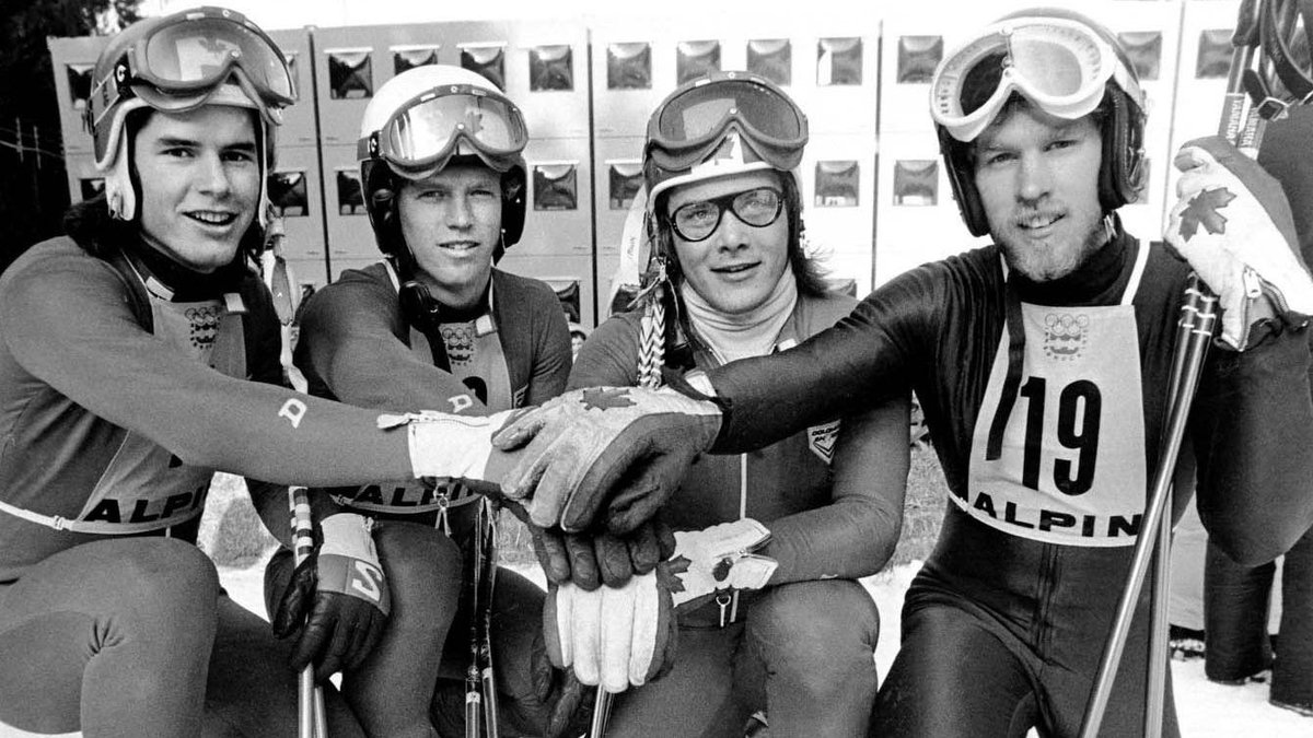 Jim Hunter, Dave Irwin, Dave Murray, Steve Podborski, and Ken Read earned the title "Crazy Canucks" for their daredevil racing style 😈 ⛷️💨

#TriviaTuesday | <a href="/Alpine_Canada/">Alpine Canada Alpin</a>