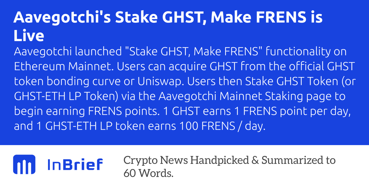 inbriefapp's tweet photo. $GHST https://t.co/Ee8xi34qTS