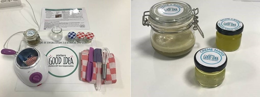 OFICareers's tweet photo. Aujourd'hui nous avons accueillis les @Ateliersdurables au sein d'@OFI_AM.  L'occasion pour les collaborateurs d'apprendre à faire eux-mêmes : une crème à raser, un baume après rasage et une crème pour les mains  🌱
#zérodéchets #RSE  #ISR #ecologie #DIY #QVT #bienetre https://t.co/i5M0JSkzzu