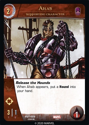 DeconstructVS's tweet photo. Ahab
Card Number: FUT-023
Comic: Extermination (2018). Issue 2, Cover.
Artist: @MarkBrooksArt
Writer: @edbrisson 

#vs2pcg #games #cardgames #marvel #marvelcomics #lcg #tcg #art #comicart #deckbuilder #upperdeck #Xmen #Mutants https://t.co/iCLeBlp92F