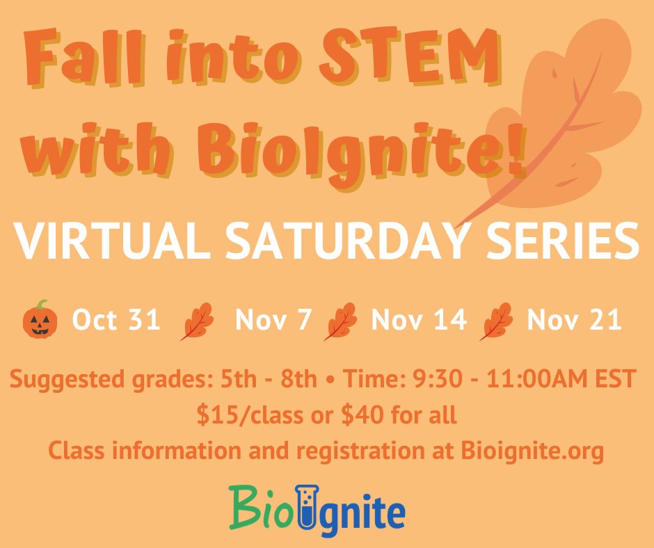 Have you ever wondered how Bioengineers use their knowledge of the human body, math, and science to design ways to treat injury and disease? Check out these four-day series from <a href="/BioIgnite/">BioIgnite</a>!

Learn more: bit.ly/319XPjV